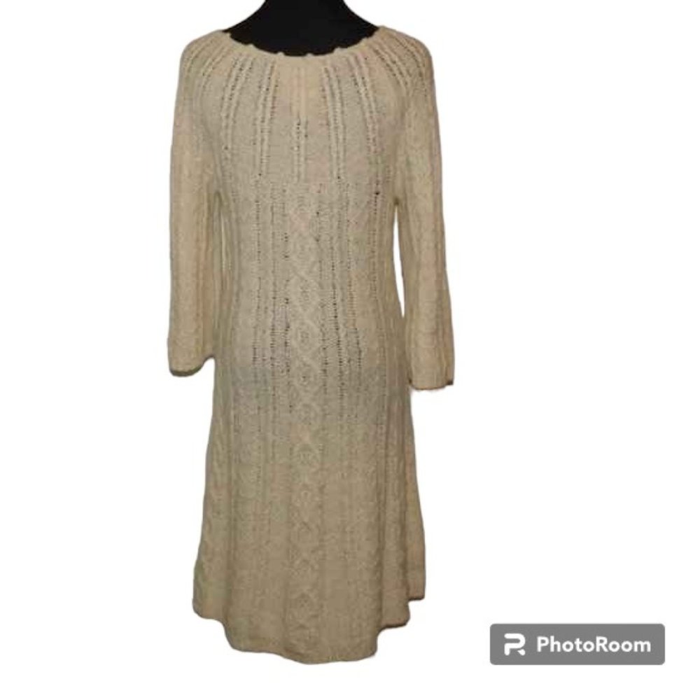 Kenji Sweater Midi Dress Alpaca, Wool, Cotton - Picture 4 of 11